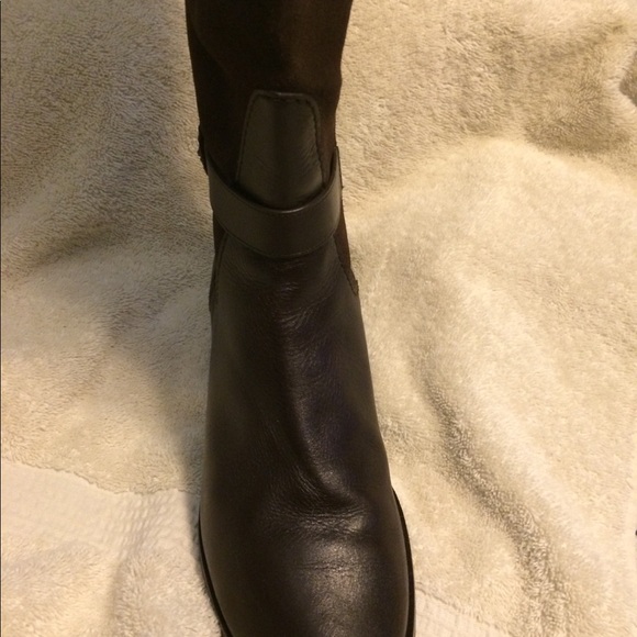 Cole Haan women’s brown suede & leather riding boots - Picture 7 of 8